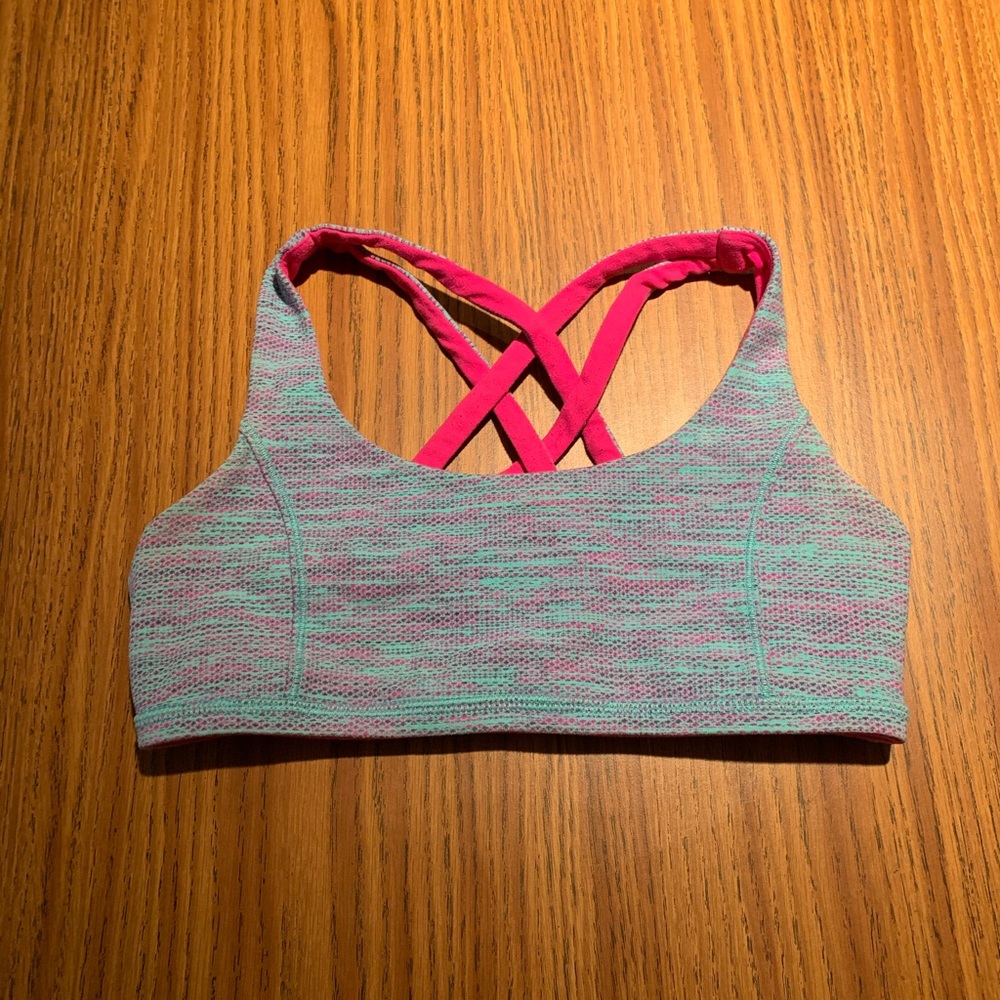reversible ivivva kids size 10 sports bra